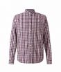 Marks & Spencer Checked Pocket Men's Shirt Aubergine (T252804M)