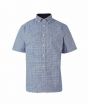 Marks & Spencer Stretch Checked Men's Shirt Blue Mix (T255875B)