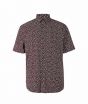 Marks & Spencer Printed Men's Shirt Oxblood (T253136M)