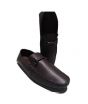 Mr Shoes Soft Leather Moccasin Shoes For Men Brown (0007)