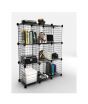 Oddity DIY 9 Cubes Shelf Cabinet - Black