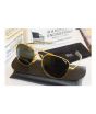 Randolph Engineering Aviators Polarized Men's Sunglasses Gold/Black