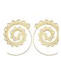Style Axis Fashion Spiral Metal Earrings For Women