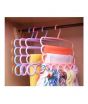 The RUBIAN Store 2 IN 1 5 Rings 3 Layers Hanger