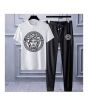The Smart Shop Versace T-Shirt and Trouser White / Black (MTS03)