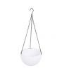 VIP Deals Hanging Flower Pot Plastic With Hanging Chain - White