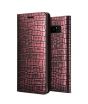 VRS Design Genuine Croco Diary Plum Red Case For Galaxy Note 8