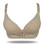 Purple Bag Lace Net Double Padded Wired Less Bra (OFW0044)