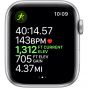 Apple Watch Series 5 44mm Silver Aluminum Case with White Sport Band - GPS (MWVD2LL/A)