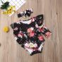 Eizy Buy Floral Romper For Baby Girl (2 Piece)
