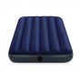 Intex Classic Downy Airbed Single Size With Electric Air Pump Blue