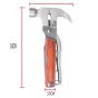 Muzamil Store Multi-functional Tool Claw Hammer