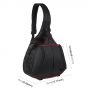 PULUZ Triangle Style SLR Camera Bag Sling Waterproof Backpack Black