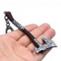 Scenic Accessories Ccurved Metal Axe Key Chain