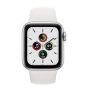 Apple iWatch SE 40mm Silver Aluminum Case With White Sport Band - GPS