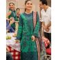 Mushq Olivia Embroidered Chikan Lawn Unstitched 3 Piece Suit Green (MSL22-06)