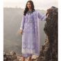 Zainab Chottani Aabroo Embroidered Unstitched Chikankari 3 Piece Suit Lavender (D-04B)