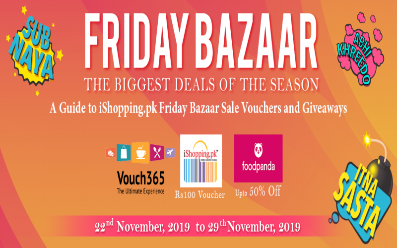 A Guide to iShopping.pk Friday Bazaar Sale Vouchers and Giveaways